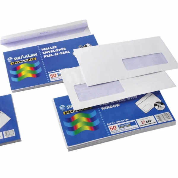 White Wallet Envelopes